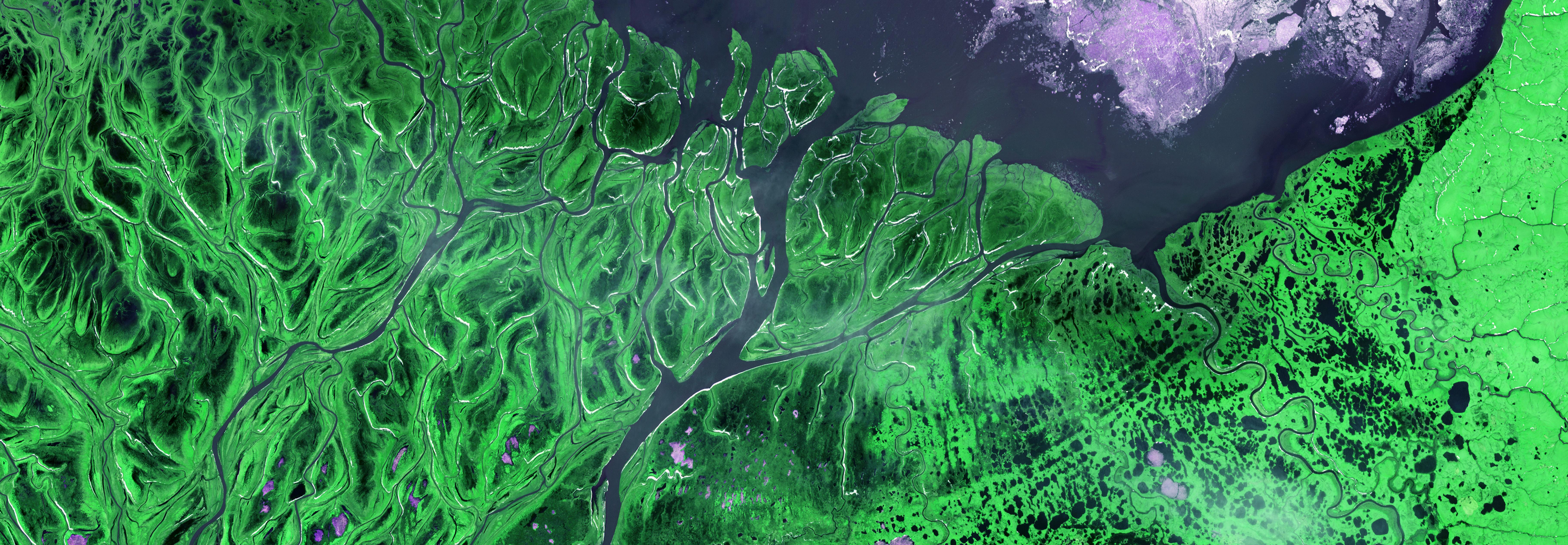 USGS Earth as Art - Yukon Delta