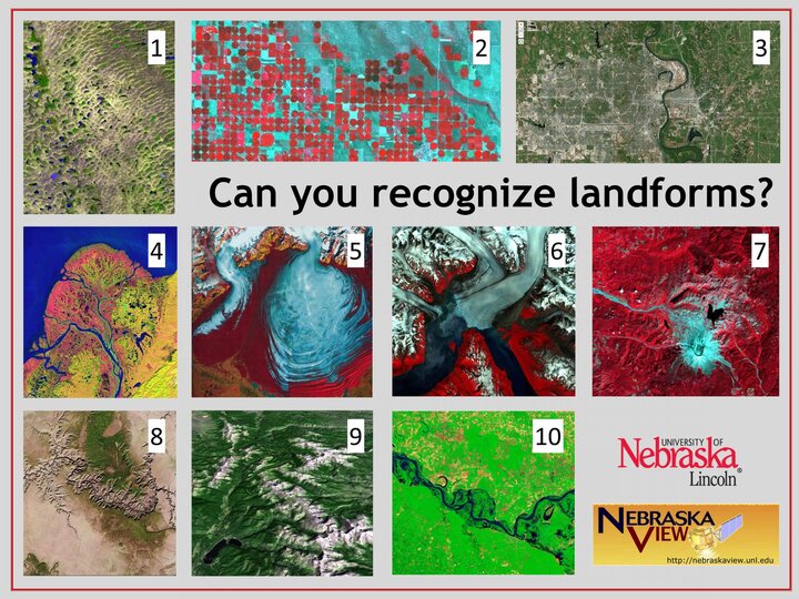 Land form quiz poster